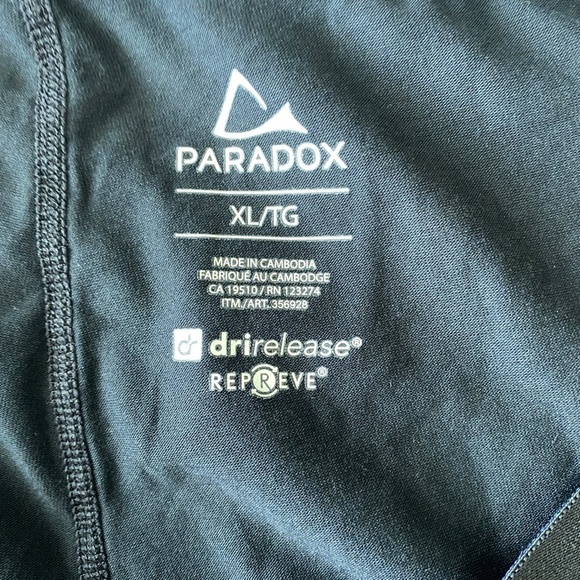 Paradox Men's Drirelease Merino Wool Blend Base Layer Bottoms Size X-Large Black - Picture 5 of 13